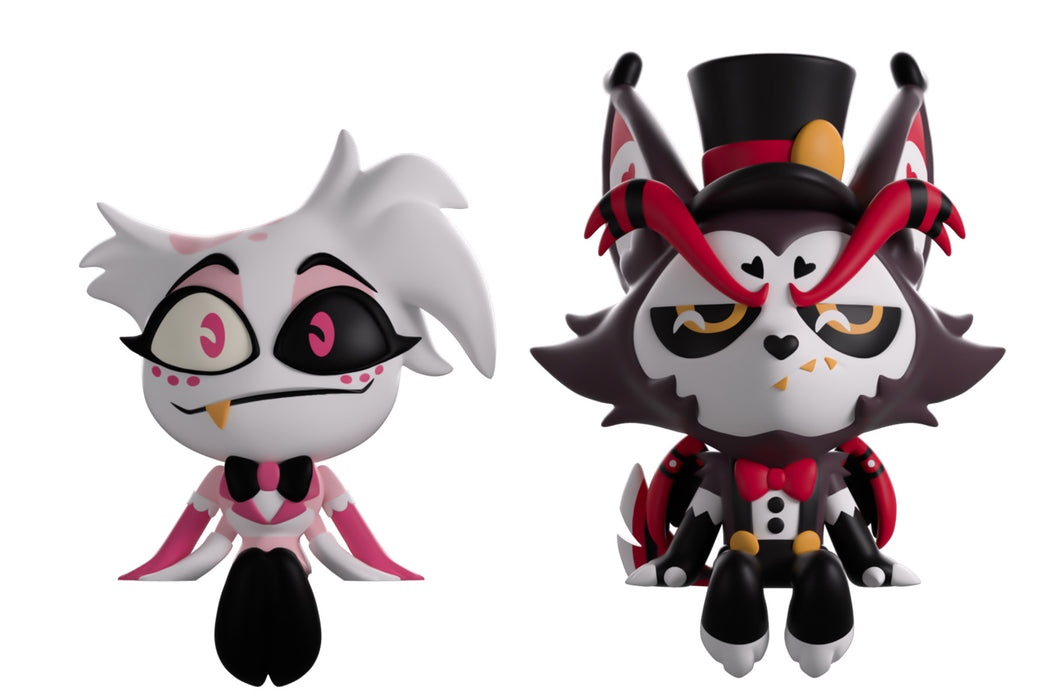 Youtooz Animation: Hazbin Hotel - Angel Dust y Husk Monitor Buddiez
