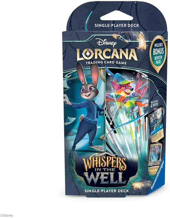 Lorcana: Whispers in the Well - Starter Deck A Judy Hopps y Robin Hood En Ingles