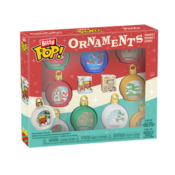 Funko Bitty Pop Ornaments: Holiday 9 Pack