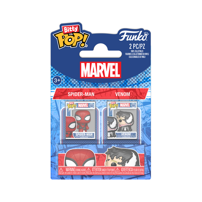 Funko Bitty Pop: Marvel Spider-Man - Spider-Man y Venom 2 Pack