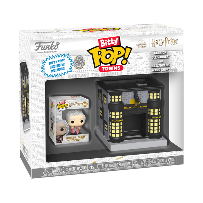 Funko Bitty Pop Town: Harry Potter - Ollivanders Tienda De Varitas
