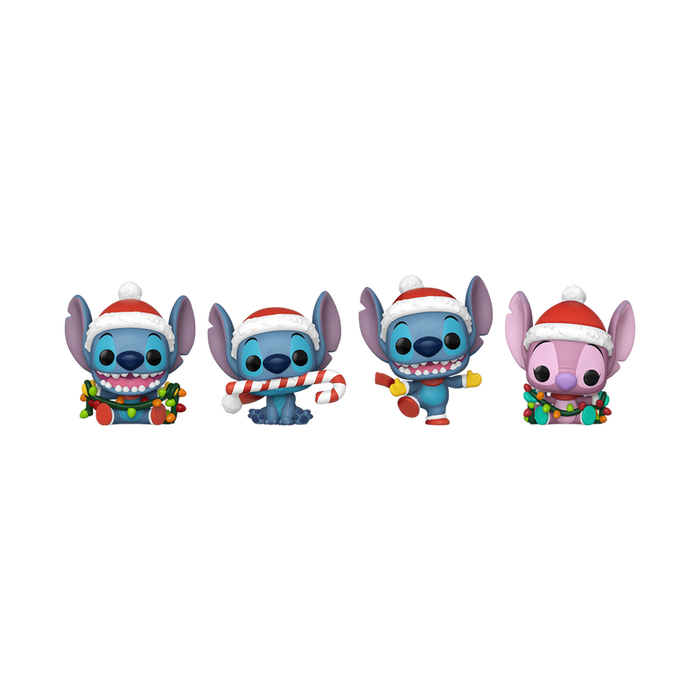 Funko Pocket Pop: Disney Stitch Holiday - Tree box 4 Box