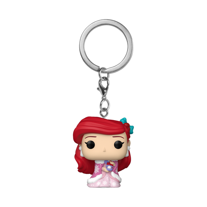 Funko Pop Keychain: Disney Princesas Holiday - Ariel Llavero