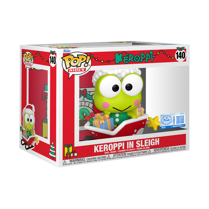 Funko Pop Rides: Hello Kitty Holiday - Keroppi en Trineo Exclusivo