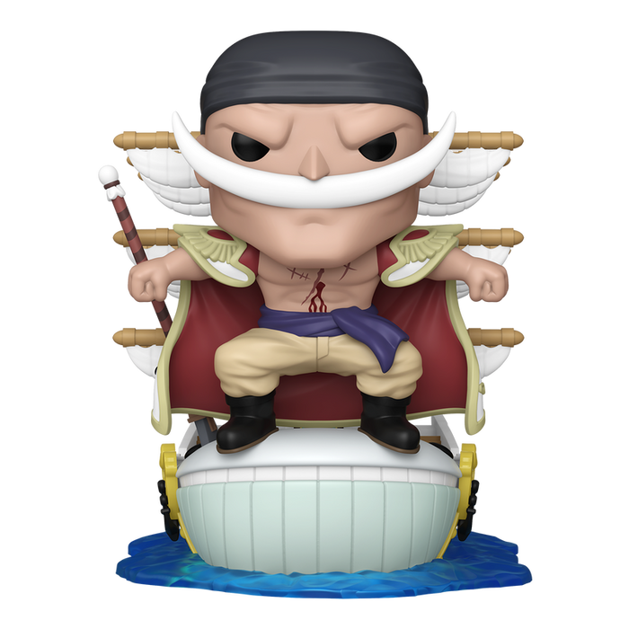 Funko Pop Rides Deluxe: One Piece - Barbablanca Con Moby Dick Exclusivo Funko Shop