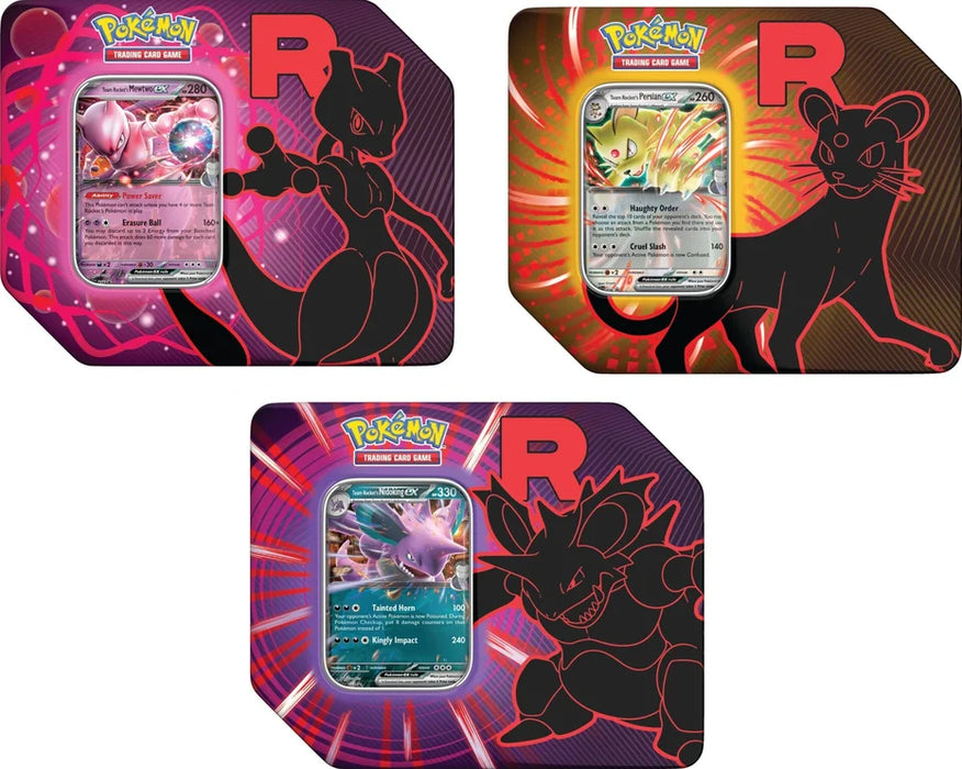 Pokemon TCG: Team Rocket Tin en Ingles