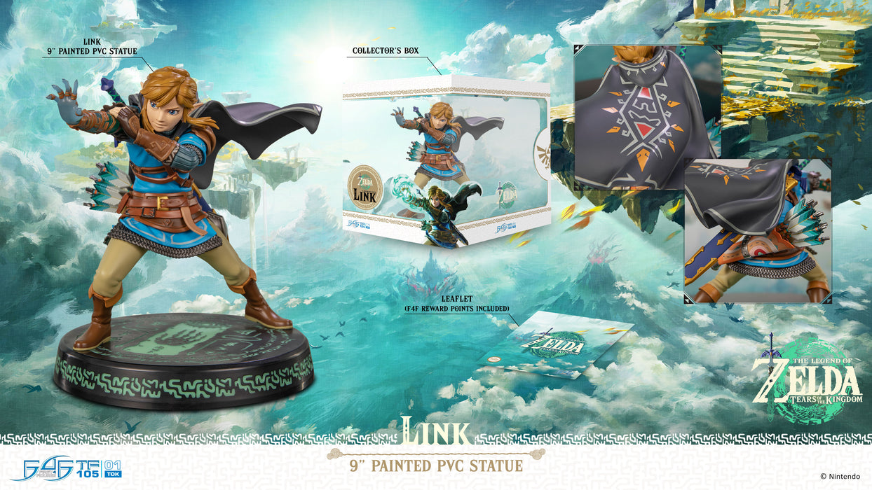 First 4 Figures: The Legend Of Zelda Tears Of The Kingdom - Link 8 Pulgadas
