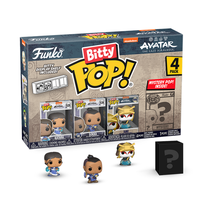 Funko Bitty Pop: Avatar La Leyenda De Aang - Katara 4 Pack