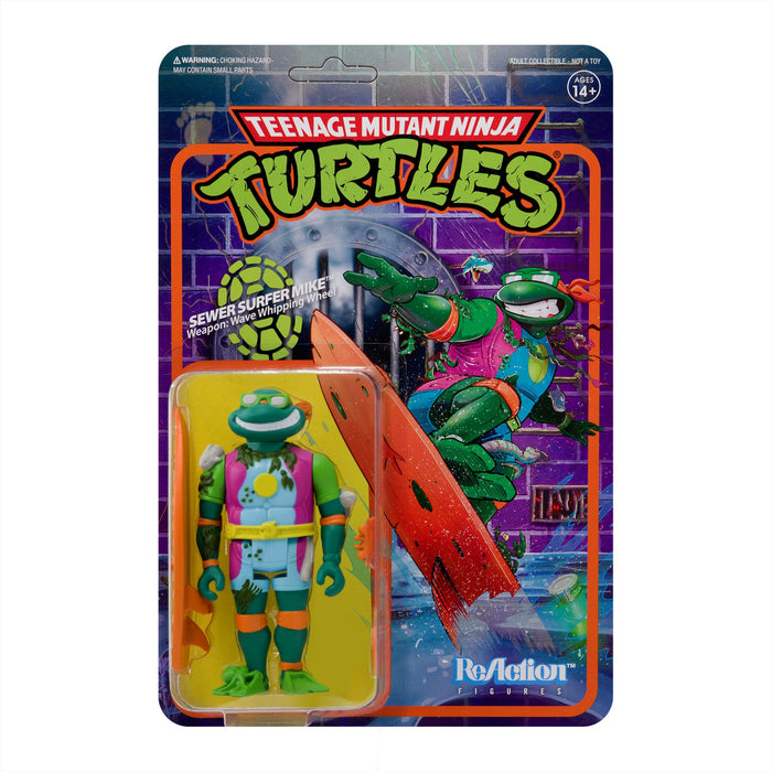 Super7 Reaction: TMNT Tortugas Ninja - Surfista de Alcantarilla Mike
