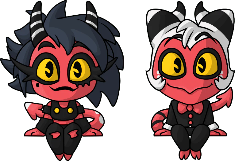 Youtooz Animation: Helluva Boss - Millie & Moxxie Monitor Buddiez