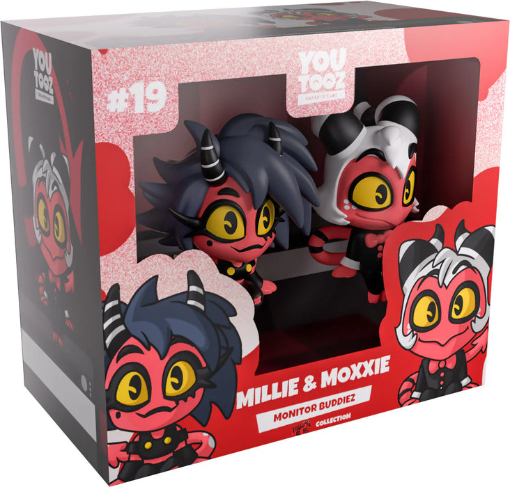 Youtooz Animation: Helluva Boss - Millie & Moxxie Monitor Buddiez