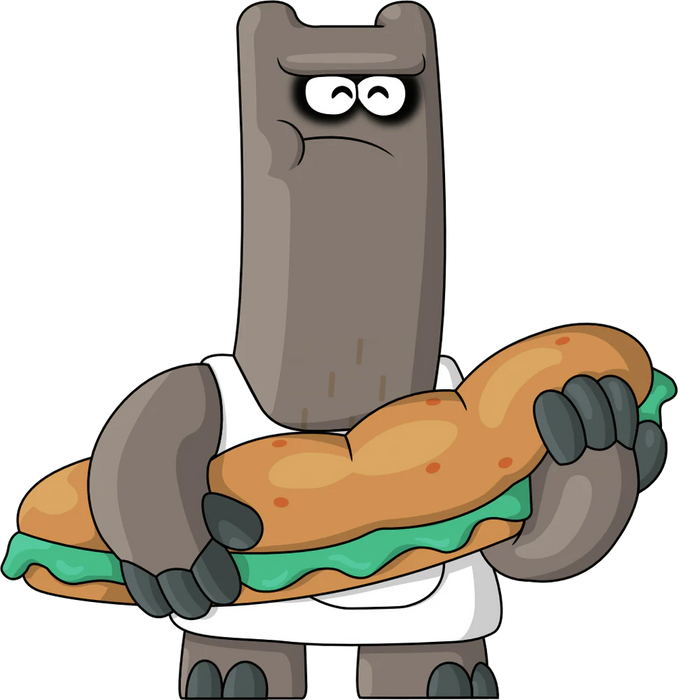 Youtooz Animation: Chowder - Schnitzel con Sandwich Gigante