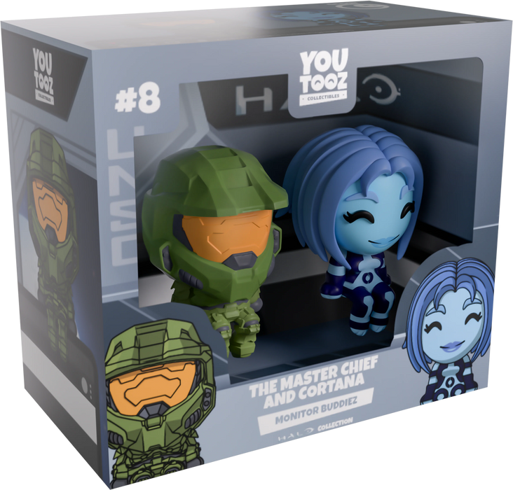 Youtooz Games Monitor Buddiez: Halo - Master Chief y Cortana