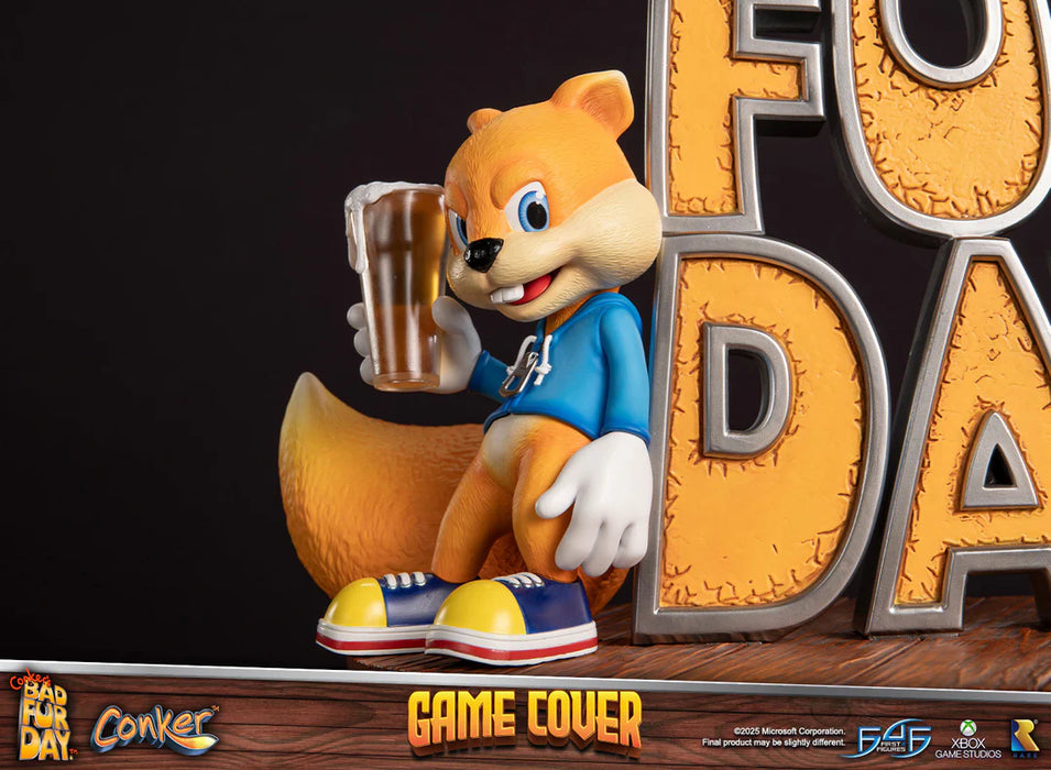 First 4 Figures: Conkers Bad Fur Day - Game Cover Standard Edition 17 Pulgadas