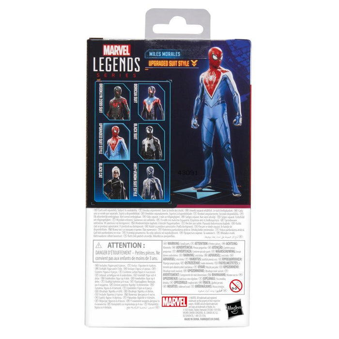 Marvel Legends Series: Gamerverse Spider-Man 2 - Miles Morales Traje Mejorado
