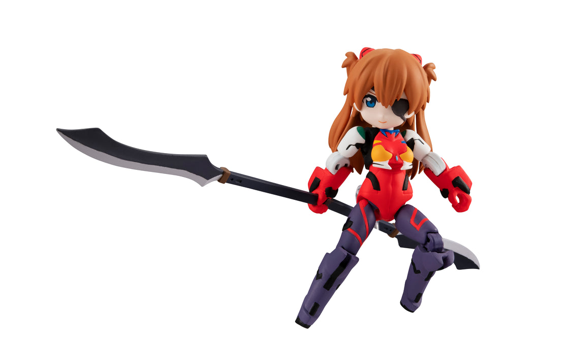 Megahouse Model Kits Desktop Army: Evangelion New Theatrical Edition - Asuka Shikinami Langley & Evangelion No. 2