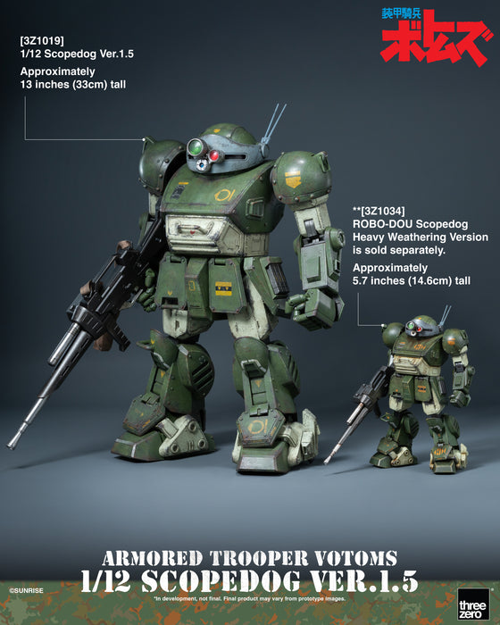 Threezero: Armored Trooper Votoms - Scopedog Version 1.5 Escala 1/12