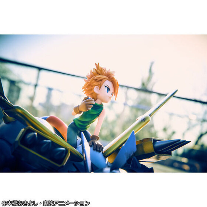 Megahouse Figures Gem Series: Digimon Adventure - Metal Garurumon & Ishida Yamato