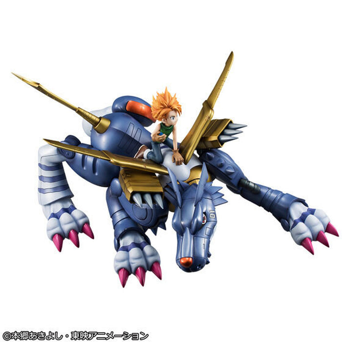 Megahouse Figures Gem Series: Digimon Adventure - Metal Garurumon & Ishida Yamato