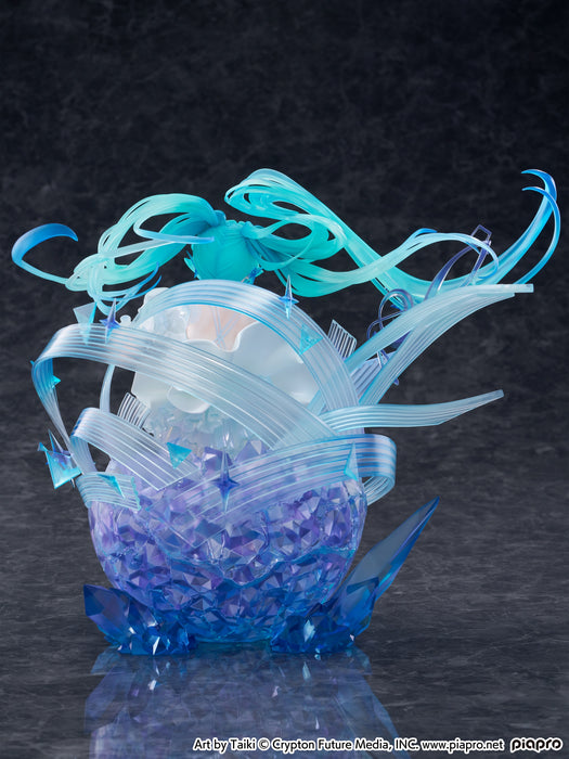 Cyberz Scale Figure: Vocaloid - Hatsune Miku Crystal Dress Escala 1/7