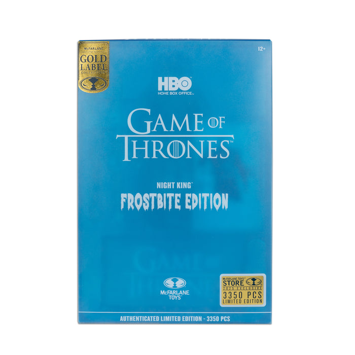 Mcfarlane Figura De Accion: Game Of Thrones - Night King Frostbite Gold Label 7 Pulgadas