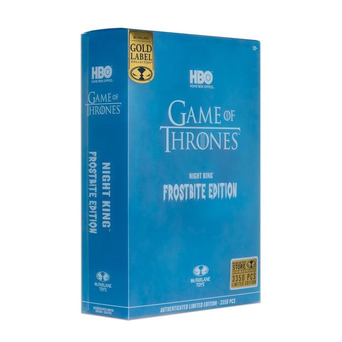 Mcfarlane Figura De Accion: Game Of Thrones - Night King Frostbite Gold Label 7 Pulgadas
