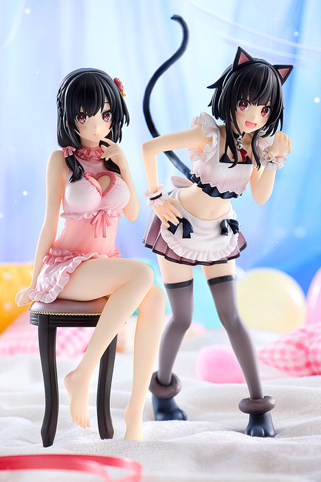 Kadokawa Scale Figure: Kono Suba - Megumin Light Novel Catgirl Maid Escala 1/7