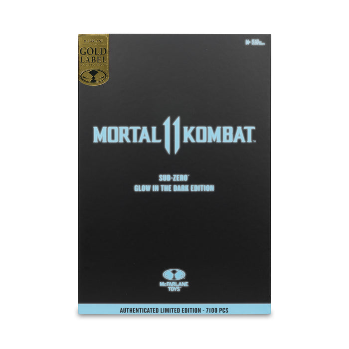 Mcfarlane Gitd Edition: Mortal Kombat 11 - Sub Zero Glow Gold Label 7 Pulgadas