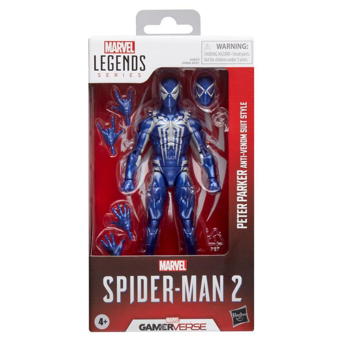Marvel Legends Series: Gamerverse Spider-Man 2 - Peter Parker Traje Anti-Venom
