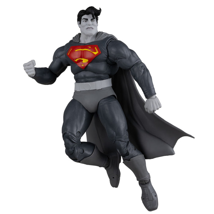 Mcfarlane Dc Multiverse: Dark Knight Returns - Superman Blanco Y Negro Gold Label 7 Pulgadas
