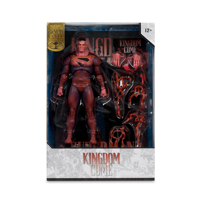Mcfarlane Dc Multiverse Cover Recreations: Kingdom Come - Superman Gold Label 7 Pulgadas