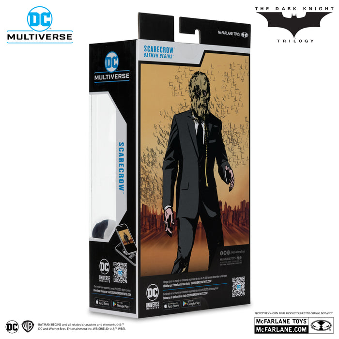 Mcfarlane Dc Multiverse: Dc Comics Batman Begins - Scarecrow Chase 7 Pulgadas