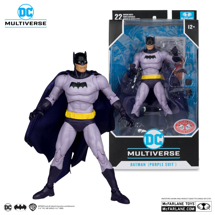Mcfarlane Dc Multiverse: Dc Comics - Purple Batman Chase 7 Pulgadas