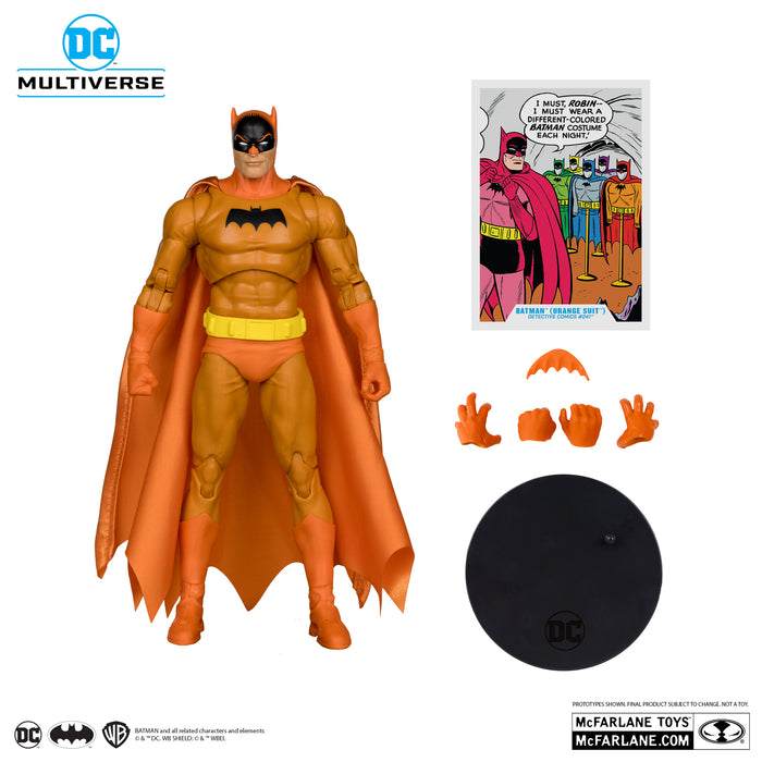 Mcfarlane Dc Multiverse: Dc Comics - Orange Batman Chase 7 Pulgadas