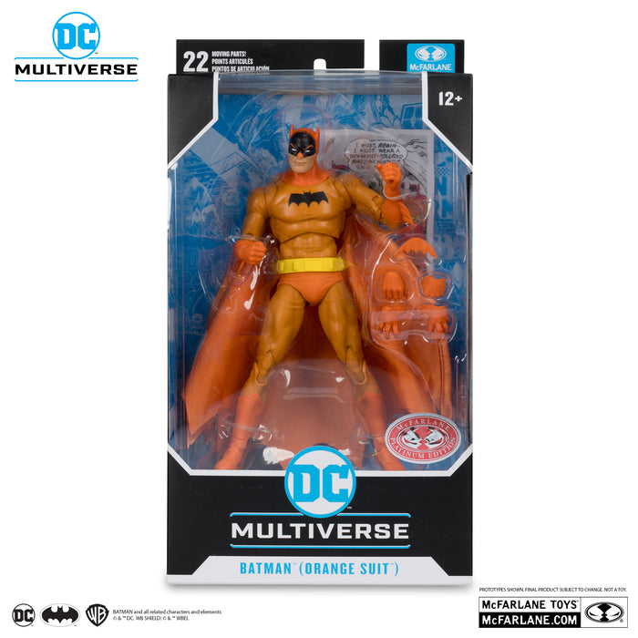 Mcfarlane Dc Multiverse: Dc Comics - Orange Batman Chase 7 Pulgadas