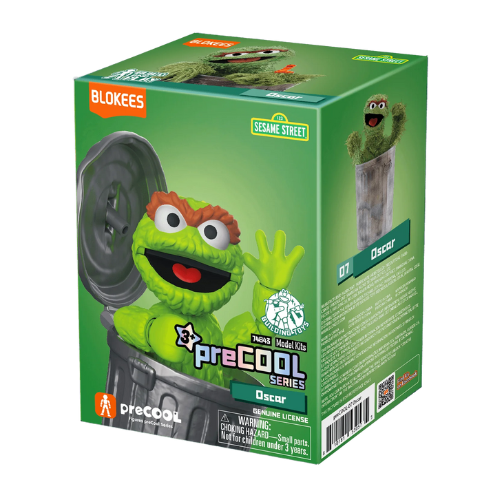 Blokees Plaza Sesamo preCool: Serie 02 - Oscar 74843