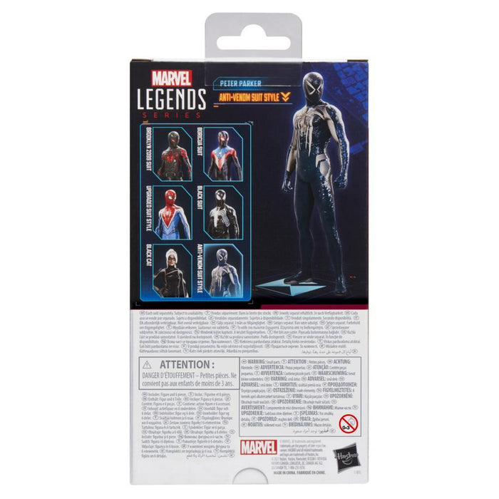 Marvel Legends Series: Gamerverse Spider-Man 2 - Peter Parker Traje Anti-Venom