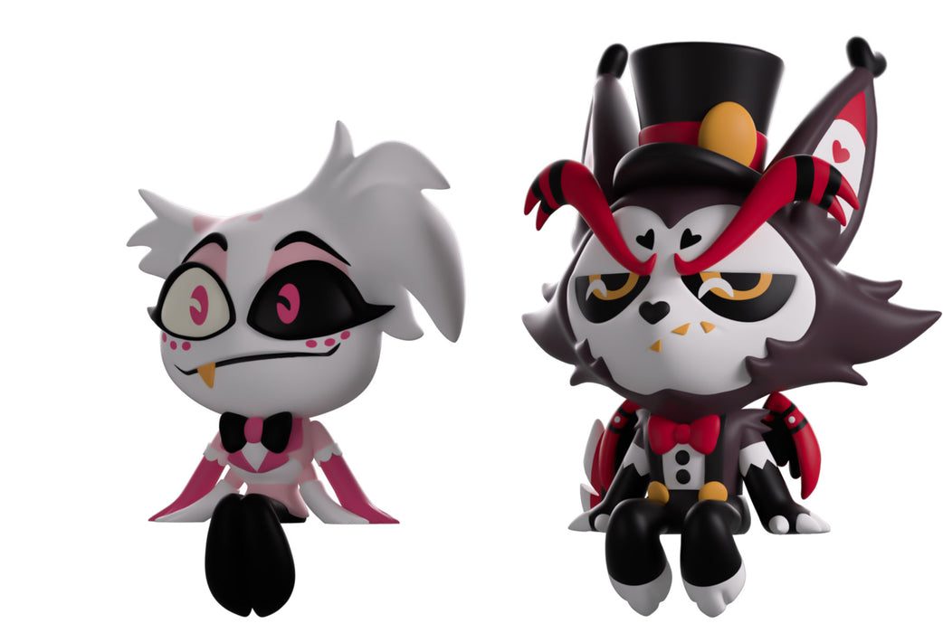 Youtooz Animation: Hazbin Hotel - Angel Dust y Husk Monitor Buddiez