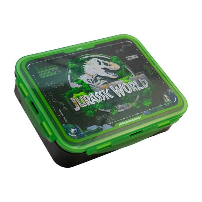 Fun Kids Contenedor De Alimentos Con Divisiones: Jurassic World