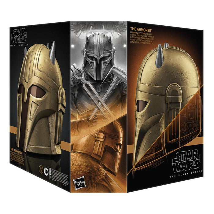 Star Wars The Black Series: The Mandalorian - La Armera Casco Electronico Premium Replica