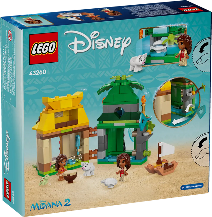 LEGO Disney Princess Diversion en la Isla con Vaiana 43260