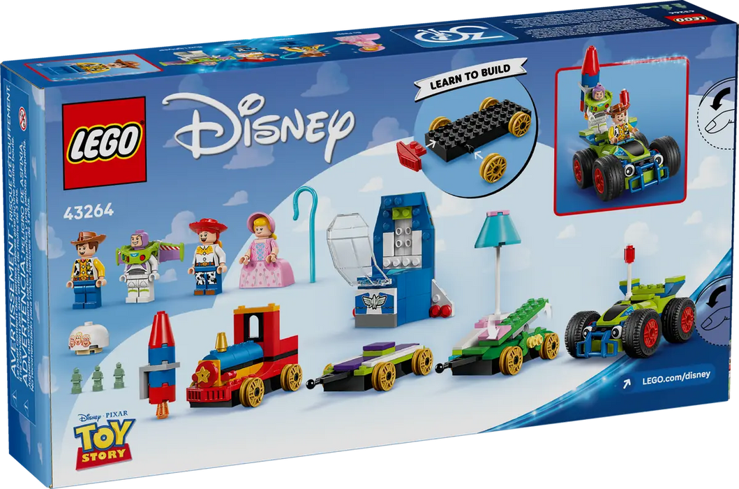 LEGO Disney Classic Tren de Celebracion de Toy Story y Coche RC 43264