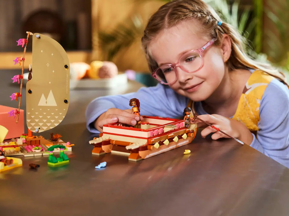 LEGO Disney Princess Canoa de Aventuras de Vaiana 43270
