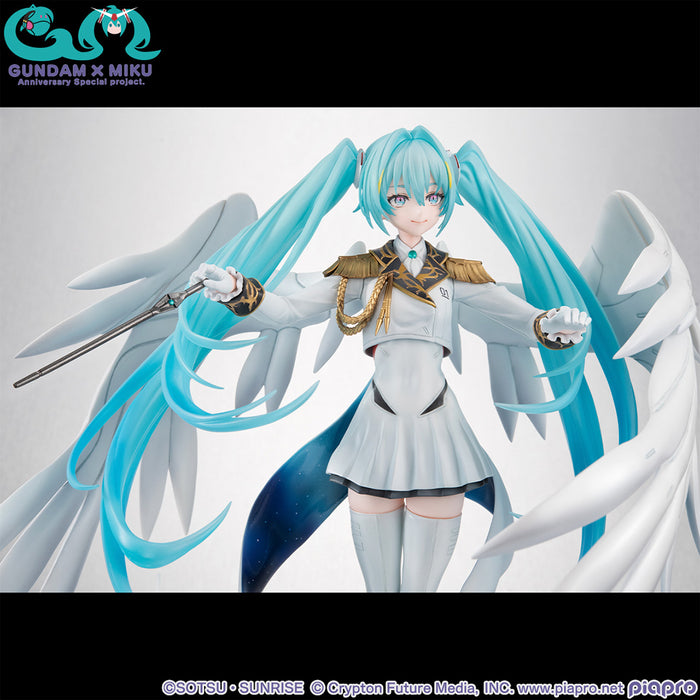 Megahouse Lucrea: Mobile Suit Gundam 45 Aniversario X Hatsune Miku - Hatsune Miku Wing Gundam Zero Ew