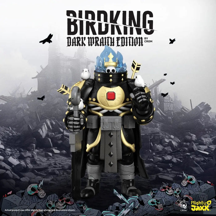 Mighty Jaxx Statue: Birdking - Dark Wraith Edition By Crom