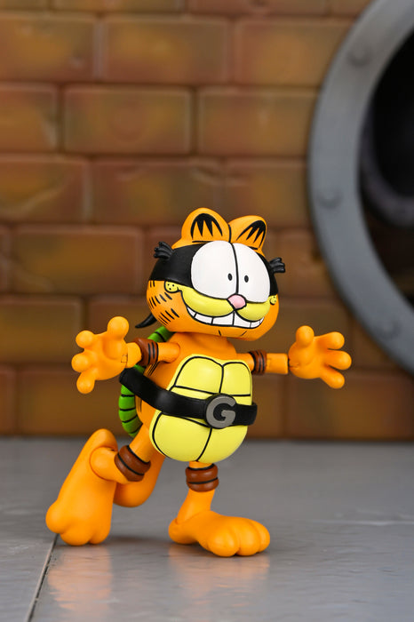 NECA Figura de Accion Ultimate: TMNT Archie Comics x Garfield - Garfello y Odie 7 Pulgadas