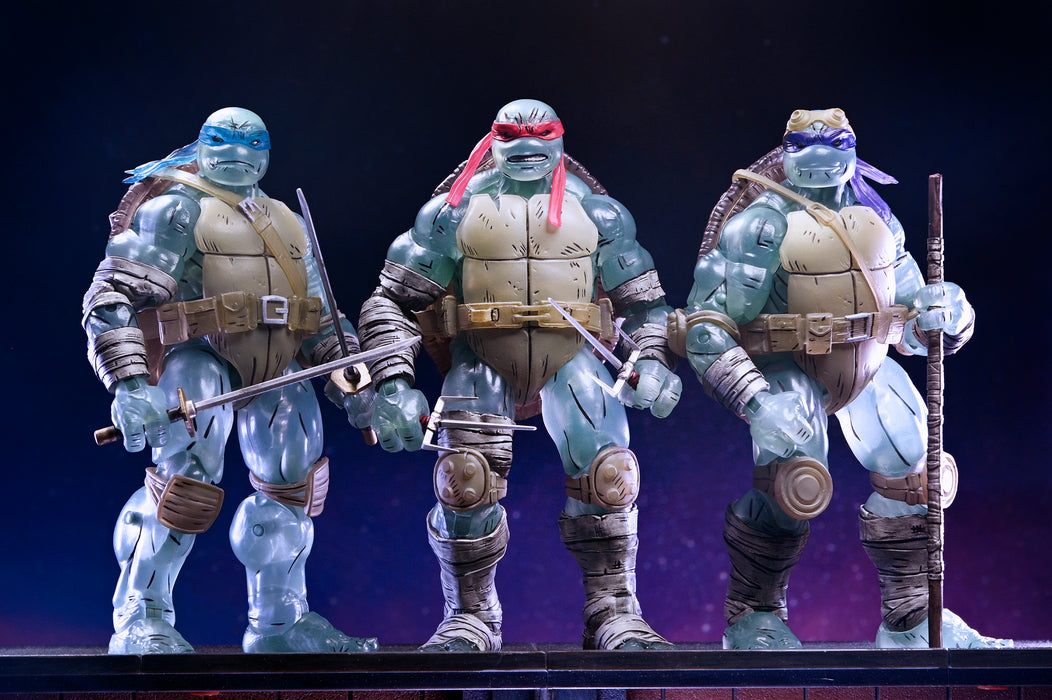NECA Figura de Accion: TMNT The Last Ronin - Ghost Brothers 7 Pulgadas 3 Pack