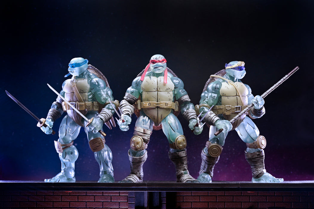 NECA Figura de Accion: TMNT The Last Ronin - Ghost Brothers 7 Pulgadas 3 Pack