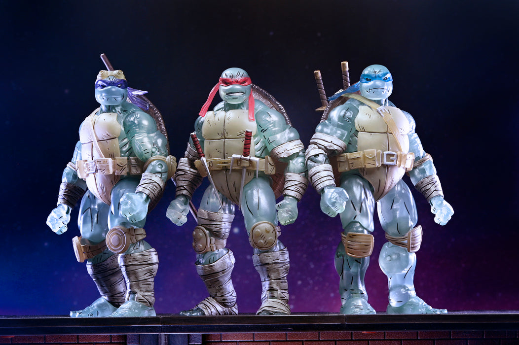 NECA Figura de Accion: TMNT The Last Ronin - Ghost Brothers 7 Pulgadas 3 Pack