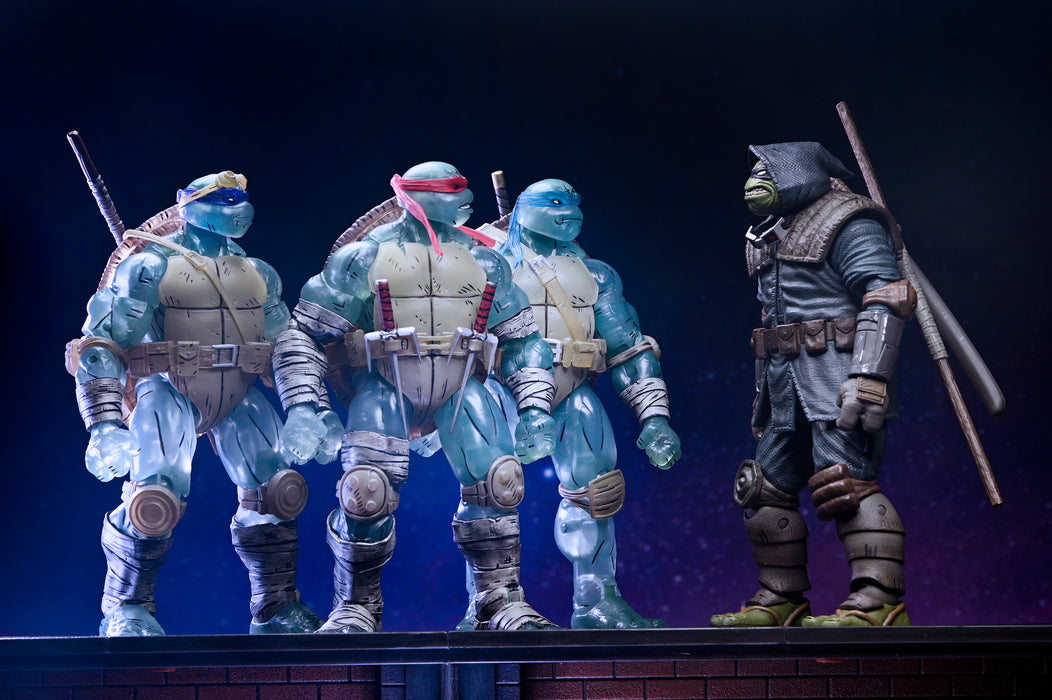 NECA Figura de Accion: TMNT The Last Ronin - Ghost Brothers 7 Pulgadas 3 Pack